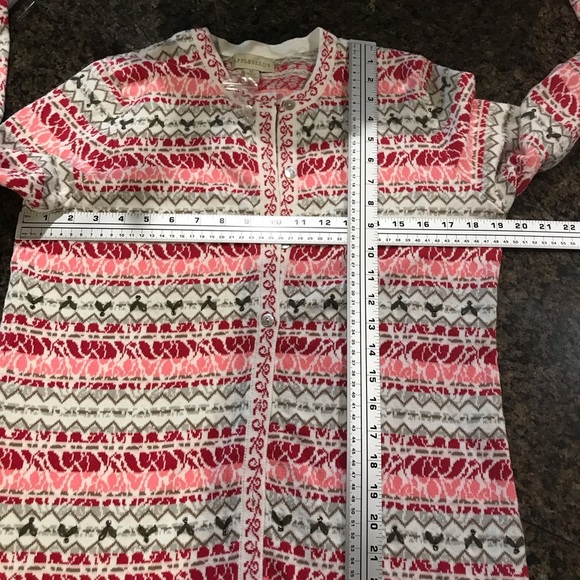 Appleseed’s Size Medium Sweater Beautiful‎ Colors Cardigan - Picture 4 of 4
